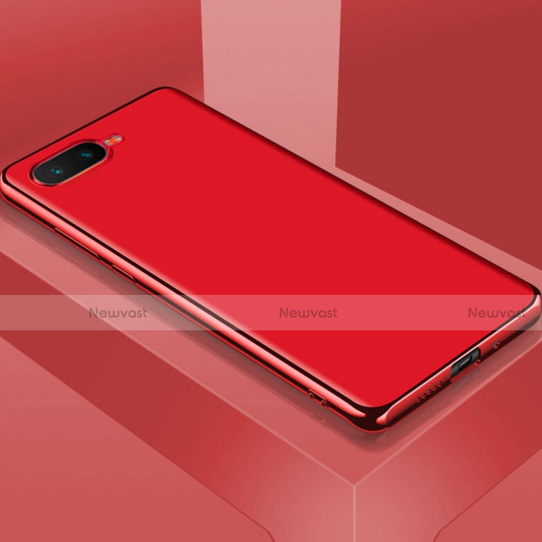 Ultra-thin Silicone Gel Soft Case Cover C01 for Oppo R15X Red