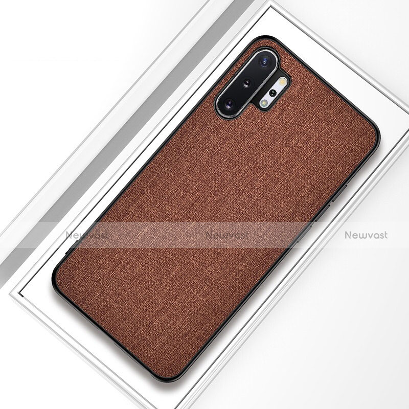 Ultra-thin Silicone Gel Soft Case Cover C01 for Samsung Galaxy Note 10 Plus 5G Brown