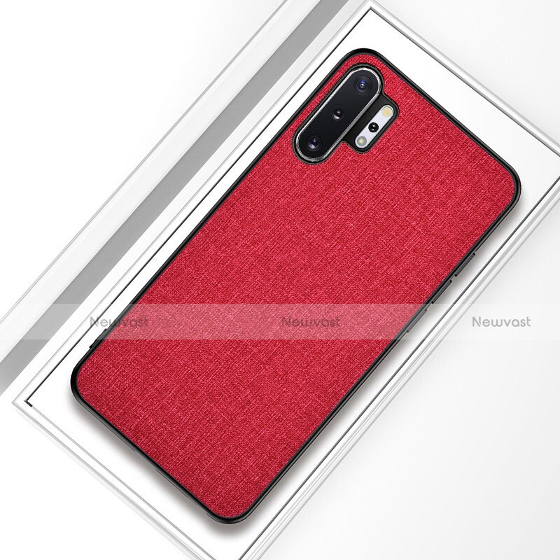 Ultra-thin Silicone Gel Soft Case Cover C01 for Samsung Galaxy Note 10 Plus 5G Red