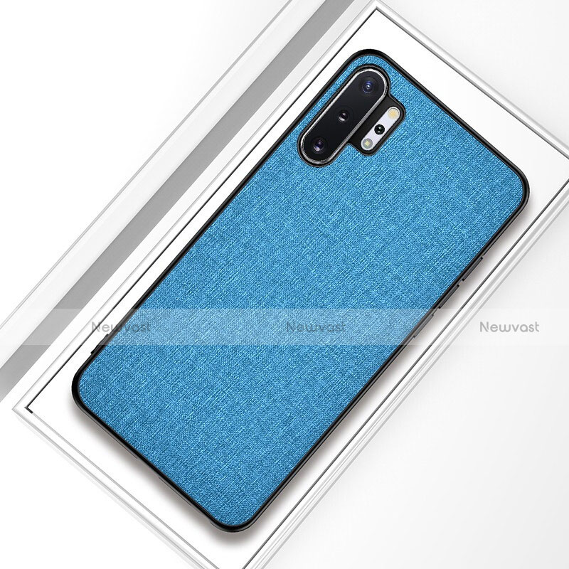 Ultra-thin Silicone Gel Soft Case Cover C01 for Samsung Galaxy Note 10 Plus Sky Blue