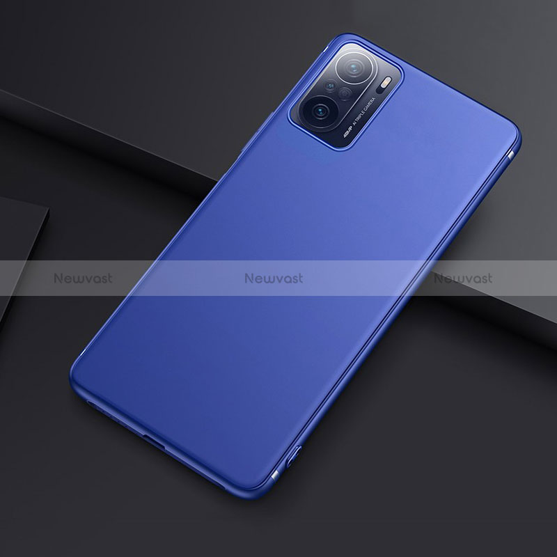 Ultra-thin Silicone Gel Soft Case Cover C01 for Xiaomi Mi 11i 5G Blue