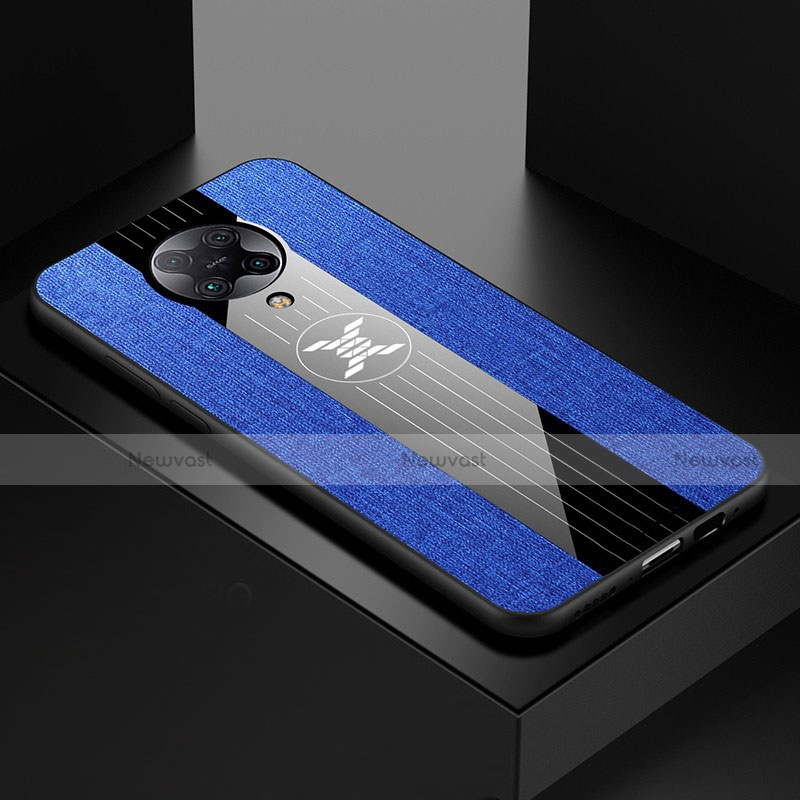 Ultra-thin Silicone Gel Soft Case Cover C01 for Xiaomi Poco F2 Pro Blue