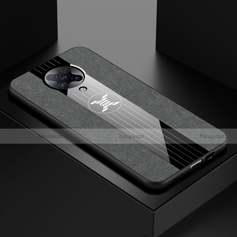 Ultra-thin Silicone Gel Soft Case Cover C01 for Xiaomi Poco F2 Pro Gray