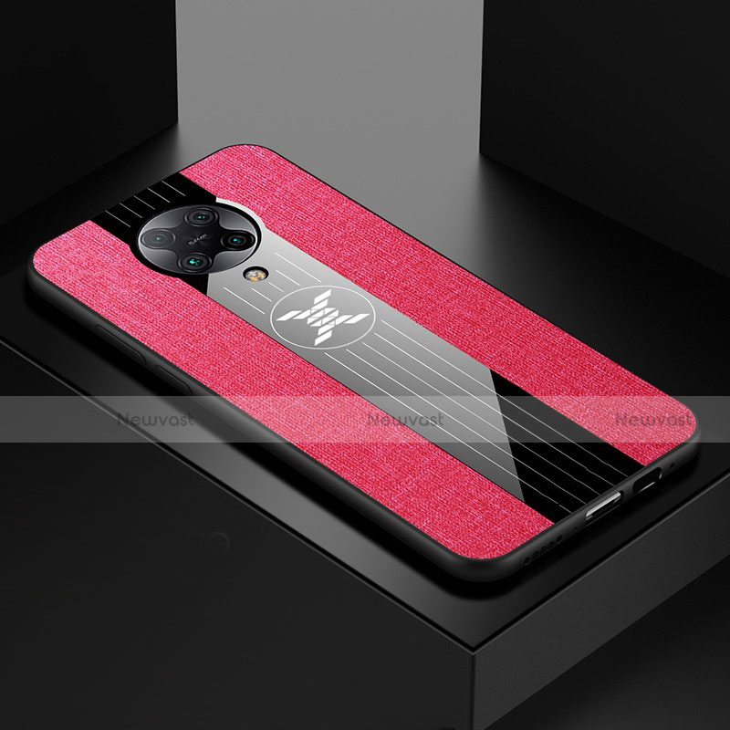 Ultra-thin Silicone Gel Soft Case Cover C01 for Xiaomi Redmi K30 Pro Zoom Hot Pink