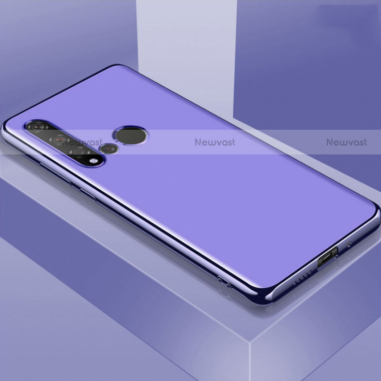 Ultra-thin Silicone Gel Soft Case Cover C02 for Huawei P20 Lite (2019) Purple