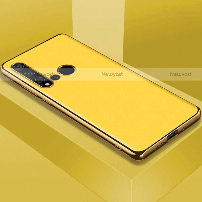 Ultra-thin Silicone Gel Soft Case Cover C02 for Huawei P20 Lite (2019) Yellow