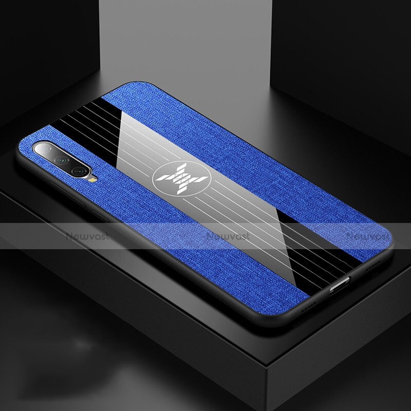 Ultra-thin Silicone Gel Soft Case Cover C04 for Xiaomi Mi A3 Blue