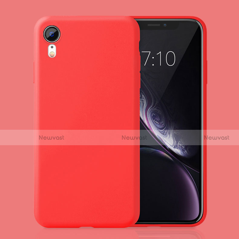 Ultra-thin Silicone Gel Soft Case Cover HC01 for Apple iPhone XR Red