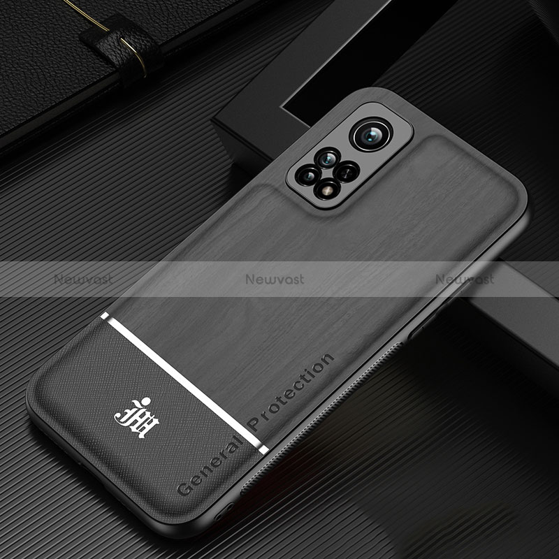 Ultra-thin Silicone Gel Soft Case Cover JM1 for Xiaomi Mi 10T 5G Black