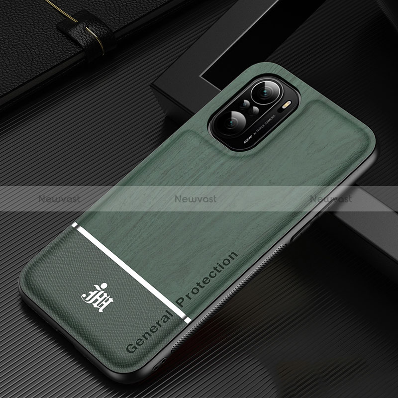 Ultra-thin Silicone Gel Soft Case Cover JM1 for Xiaomi Mi 11i 5G Green