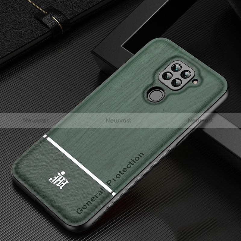 Ultra-thin Silicone Gel Soft Case Cover JM1 for Xiaomi Redmi 10X 4G Green