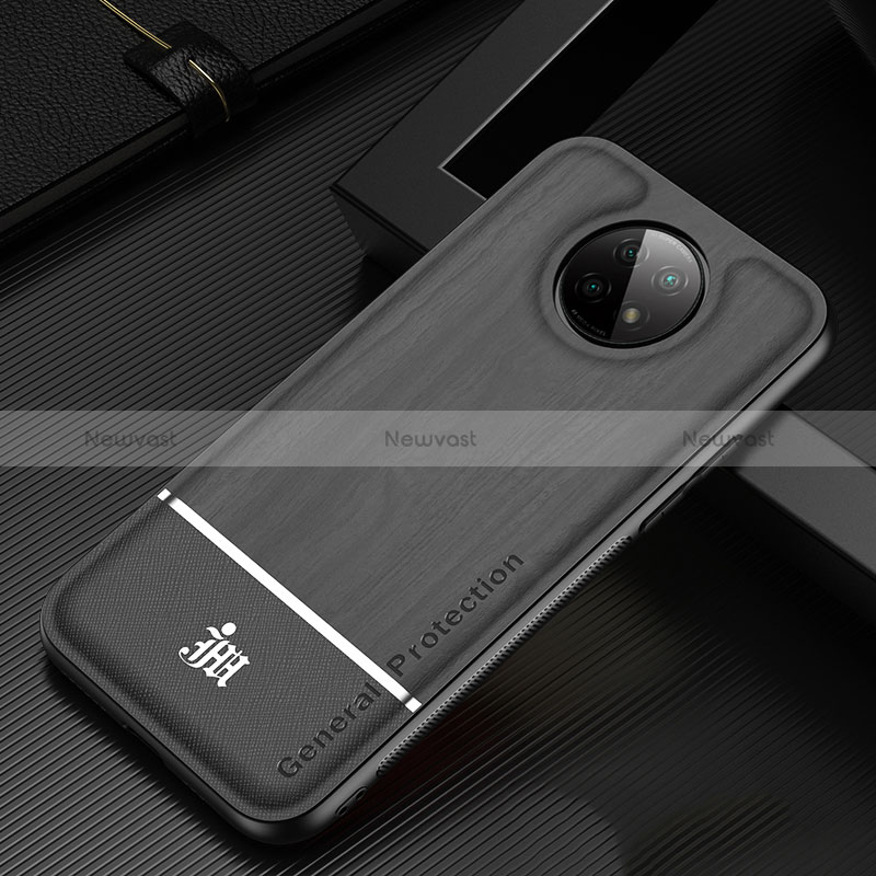 Ultra-thin Silicone Gel Soft Case Cover JM1 for Xiaomi Redmi Note 9T 5G Black