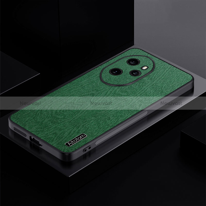 Ultra-thin Silicone Gel Soft Case Cover PB1 for Huawei Honor 100 Pro 5G Green