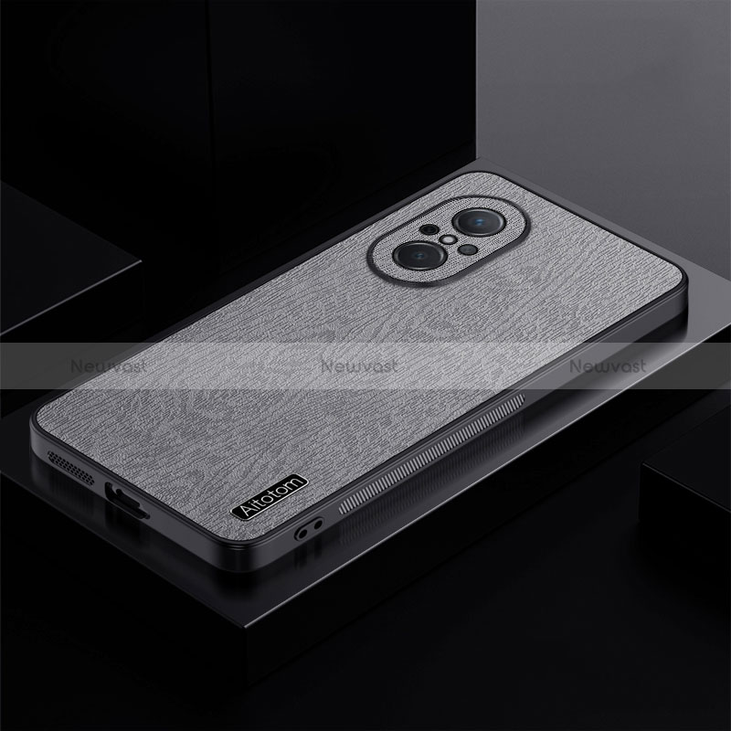 Ultra-thin Silicone Gel Soft Case Cover PB1 for Huawei Honor 50 SE 5G Gray