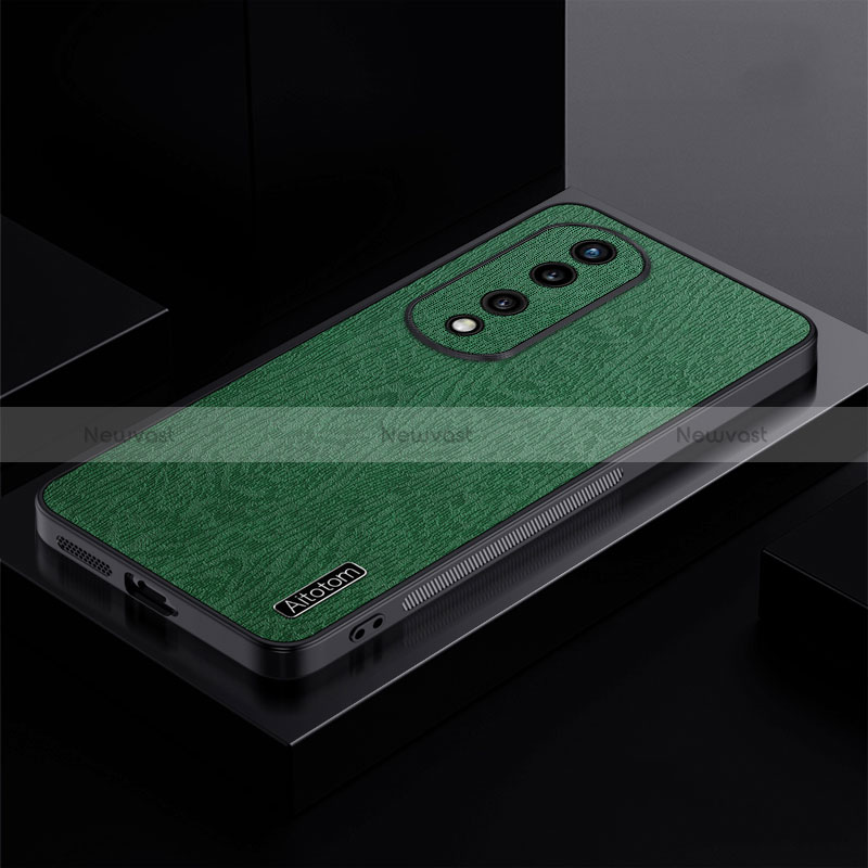 Ultra-thin Silicone Gel Soft Case Cover PB1 for Huawei Honor 70 Pro 5G Green