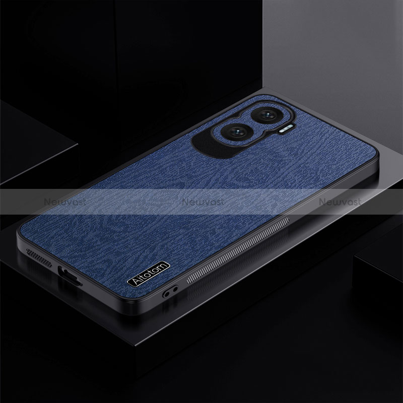 Ultra-thin Silicone Gel Soft Case Cover PB1 for Huawei Honor 90 Lite 5G Blue