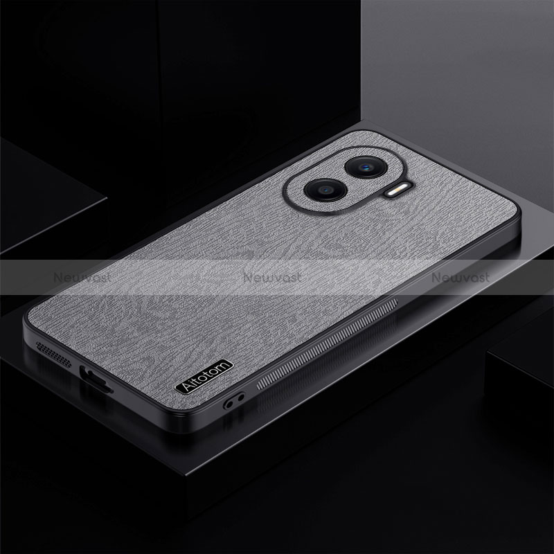 Ultra-thin Silicone Gel Soft Case Cover PB1 for Huawei Honor X40i 5G Gray