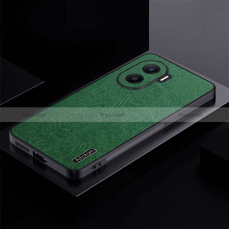 Ultra-thin Silicone Gel Soft Case Cover PB1 for Huawei Honor X40i 5G Green