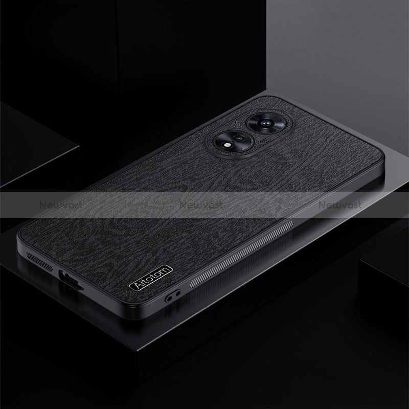 Ultra-thin Silicone Gel Soft Case Cover PB1 for Oppo A97 5G Black