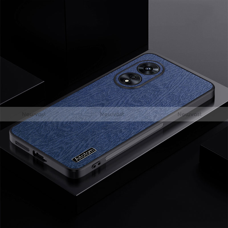 Ultra-thin Silicone Gel Soft Case Cover PB1 for Oppo A97 5G Blue