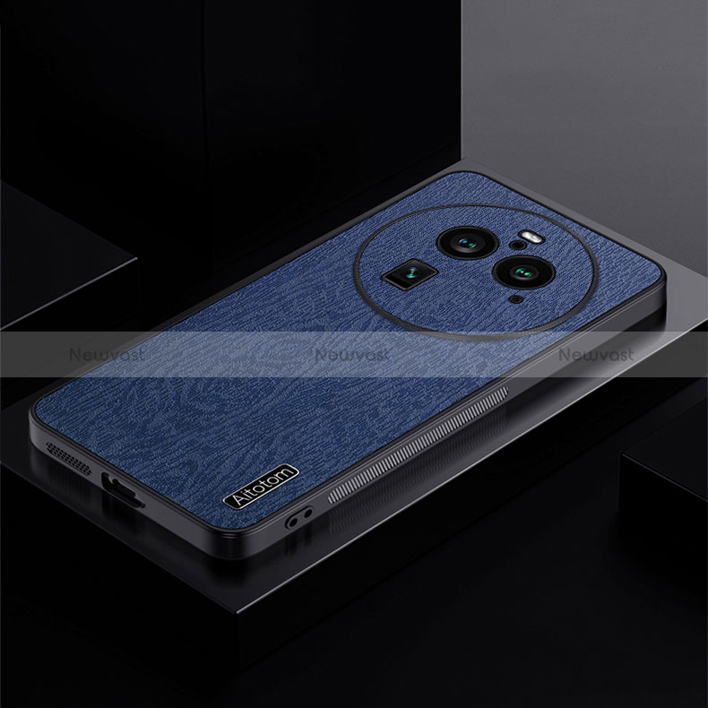 Ultra-thin Silicone Gel Soft Case Cover PB1 for Oppo Find X6 5G Blue