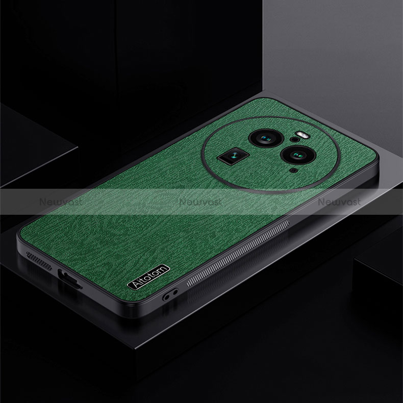 Ultra-thin Silicone Gel Soft Case Cover PB1 for Oppo Find X6 5G Green