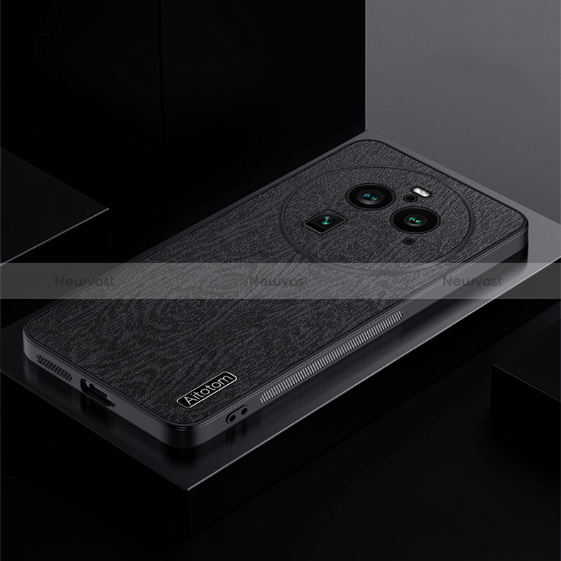 Ultra-thin Silicone Gel Soft Case Cover PB1 for Oppo Find X6 Pro 5G Black