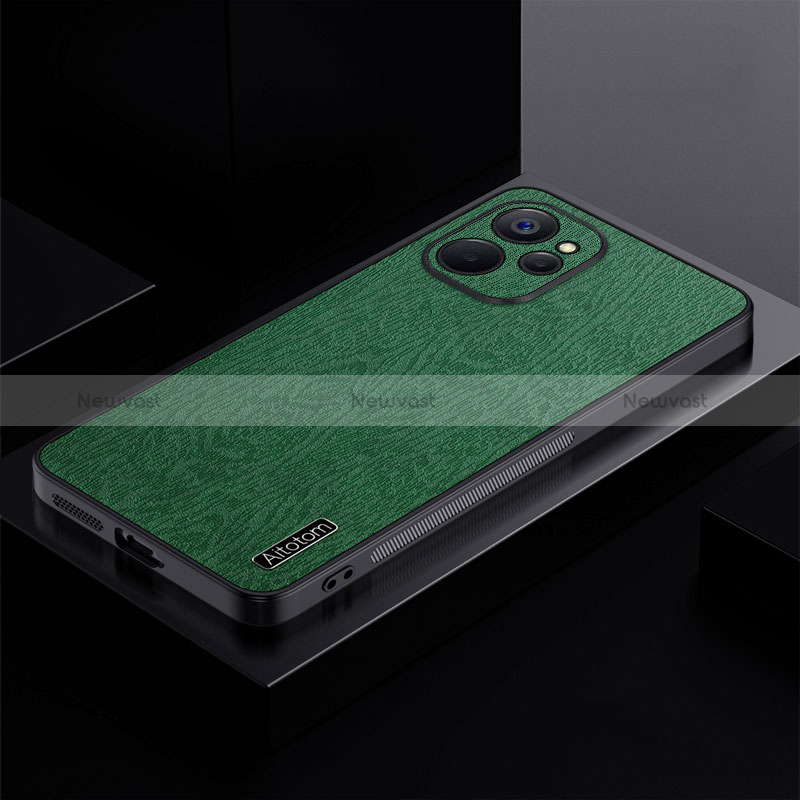 Ultra-thin Silicone Gel Soft Case Cover PB1 for Realme 10T 5G Green