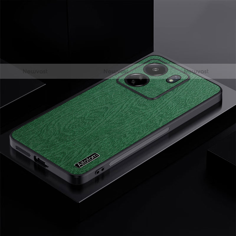 Ultra-thin Silicone Gel Soft Case Cover PB1 for Xiaomi Poco C65 Green