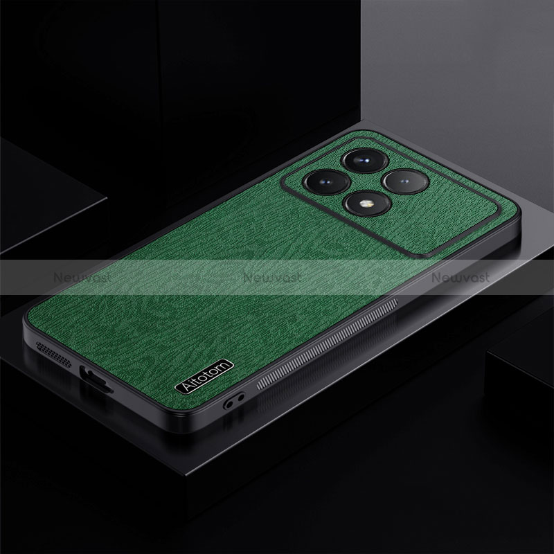 Ultra-thin Silicone Gel Soft Case Cover PB1 for Xiaomi Redmi K70 5G Green