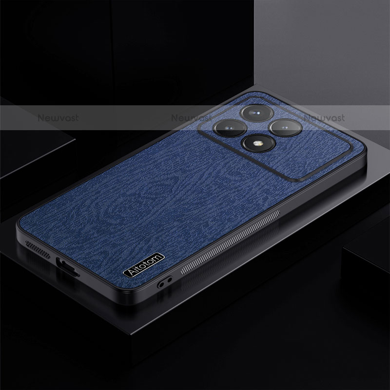 Ultra-thin Silicone Gel Soft Case Cover PB1 for Xiaomi Redmi K70E 5G Blue