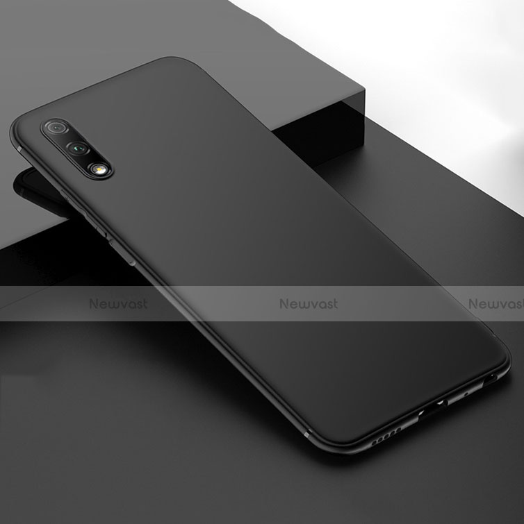 Ultra-thin Silicone Gel Soft Case Cover S01 for Huawei Honor 9X Black