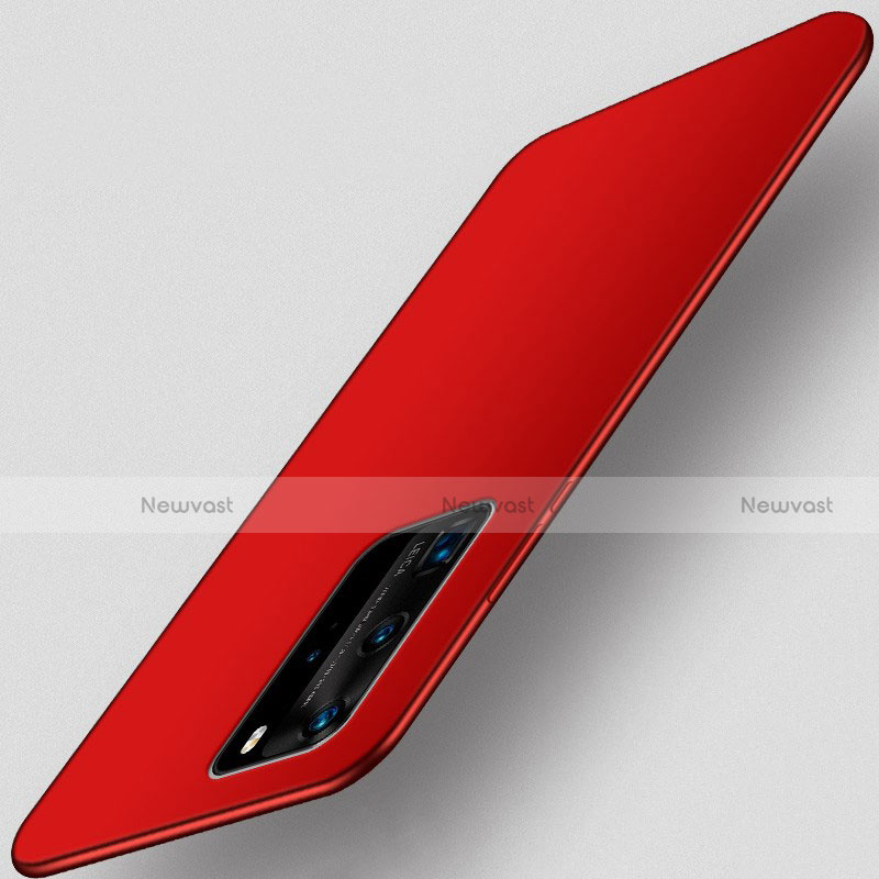 Ultra-thin Silicone Gel Soft Case Cover S01 for Huawei P40 Pro Red