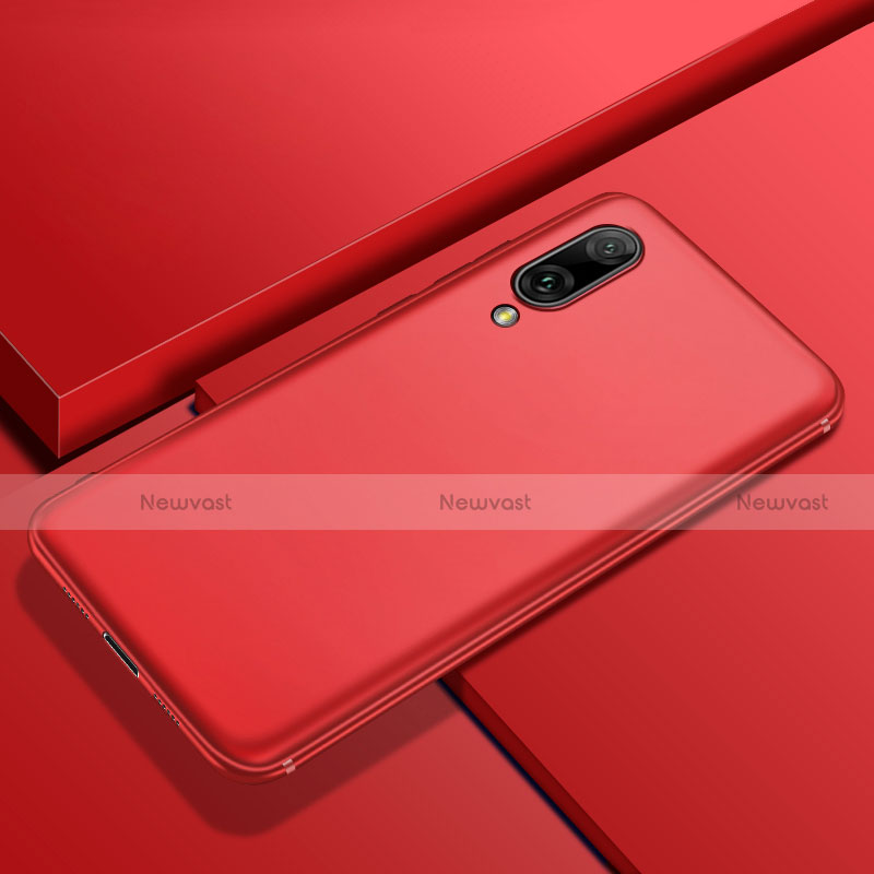 Ultra-thin Silicone Gel Soft Case Cover S01 for Huawei Y7 (2019) Red