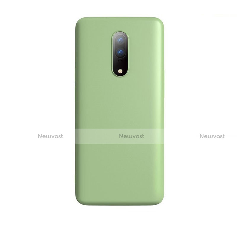 Ultra-thin Silicone Gel Soft Case Cover S01 for OnePlus 7 Green