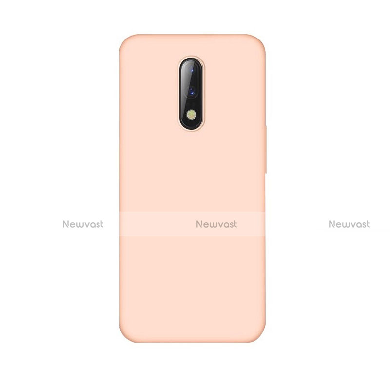 Ultra-thin Silicone Gel Soft Case Cover S01 for OnePlus 7 Rose Gold