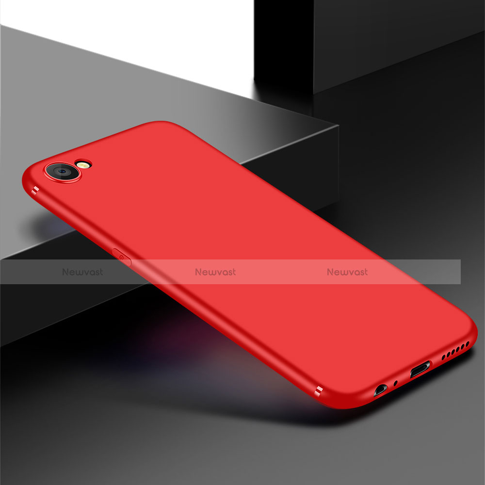 Ultra-thin Silicone Gel Soft Case Cover S01 for Oppo A3 Red