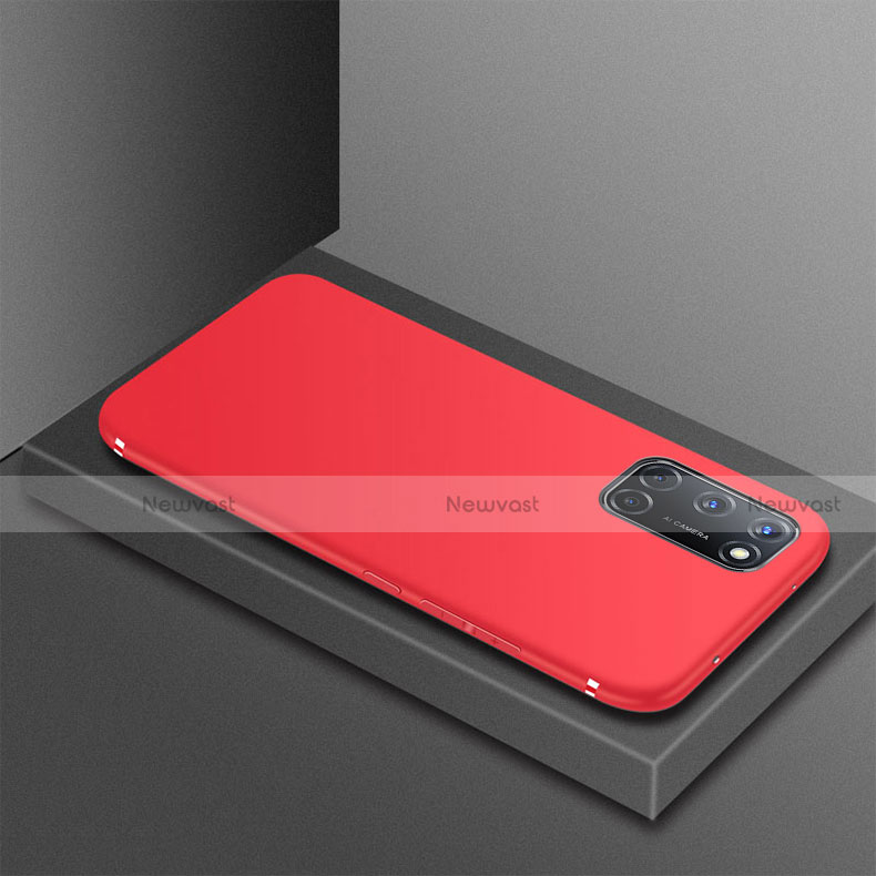 Ultra-thin Silicone Gel Soft Case Cover S01 for Oppo A52 Red