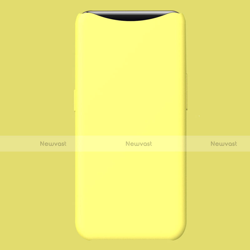 Ultra-thin Silicone Gel Soft Case Cover S01 for Oppo Find X Super Flash Edition Yellow