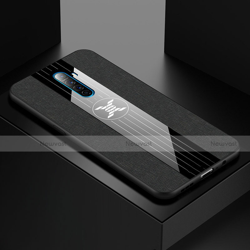 Ultra-thin Silicone Gel Soft Case Cover S01 for Oppo Reno Ace Black