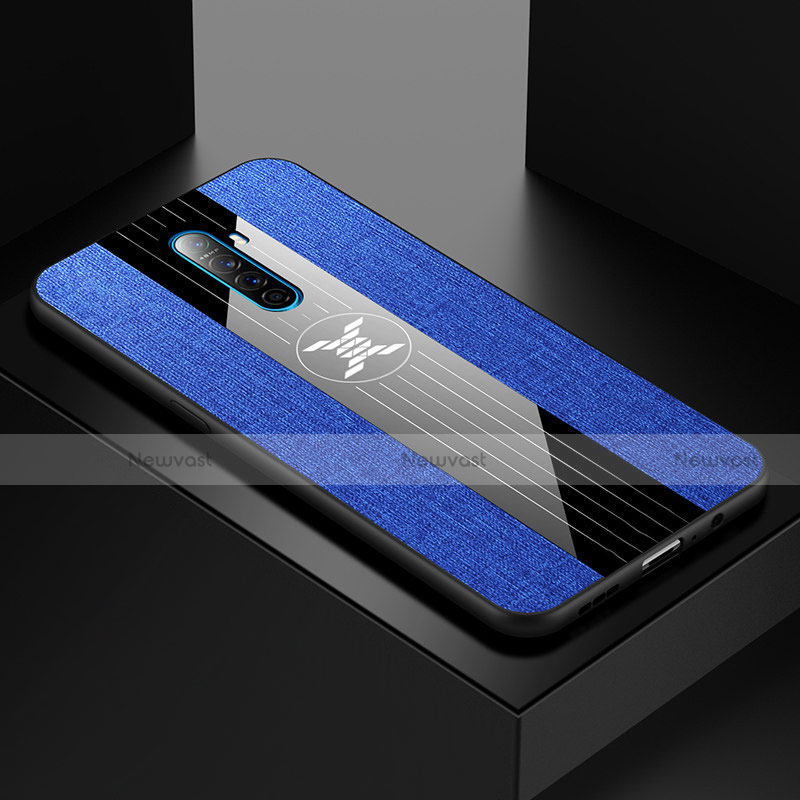 Ultra-thin Silicone Gel Soft Case Cover S01 for Realme X2 Pro Blue