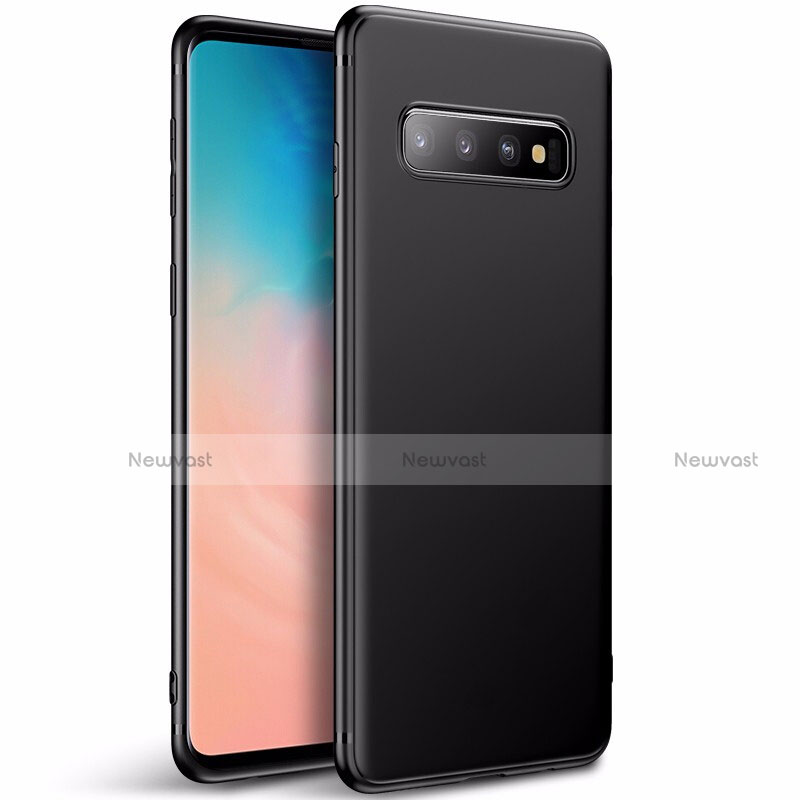 Ultra-thin Silicone Gel Soft Case Cover S01 for Samsung Galaxy S10 5G Black