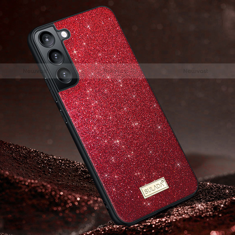 Ultra-thin Silicone Gel Soft Case Cover S01 for Samsung Galaxy S23 Plus 5G Red