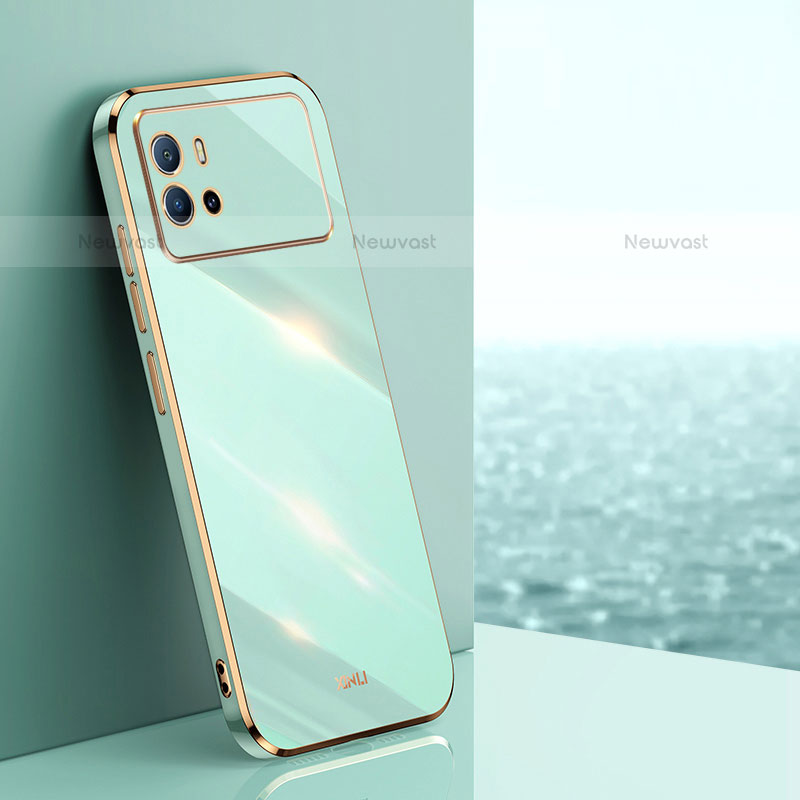 Ultra-thin Silicone Gel Soft Case Cover S01 for Vivo iQOO 9 Pro 5G Green