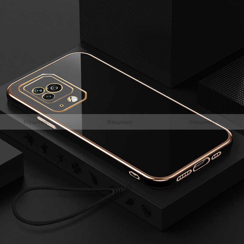 Ultra-thin Silicone Gel Soft Case Cover S01 for Xiaomi Black Shark 5 5G Black