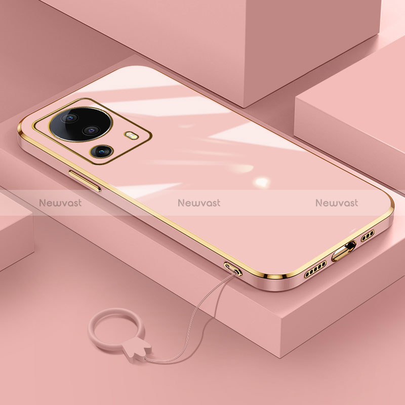 Ultra-thin Silicone Gel Soft Case Cover S01 for Xiaomi Civi 2 5G Pink