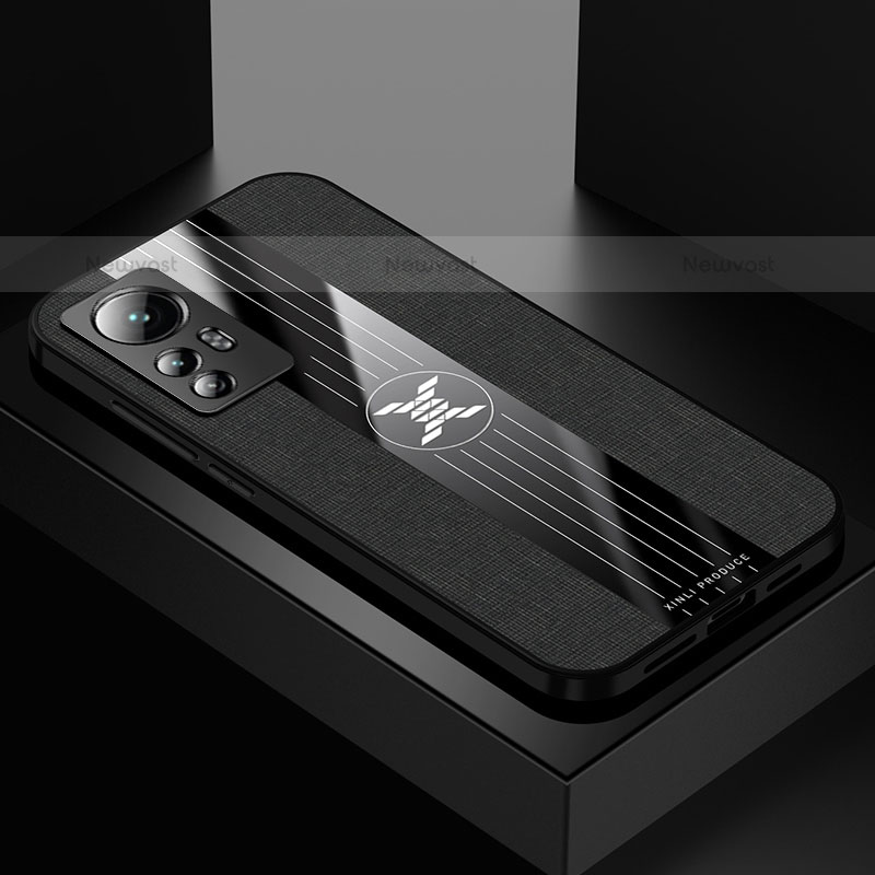 Ultra-thin Silicone Gel Soft Case Cover S01 for Xiaomi Mi 12S 5G Black