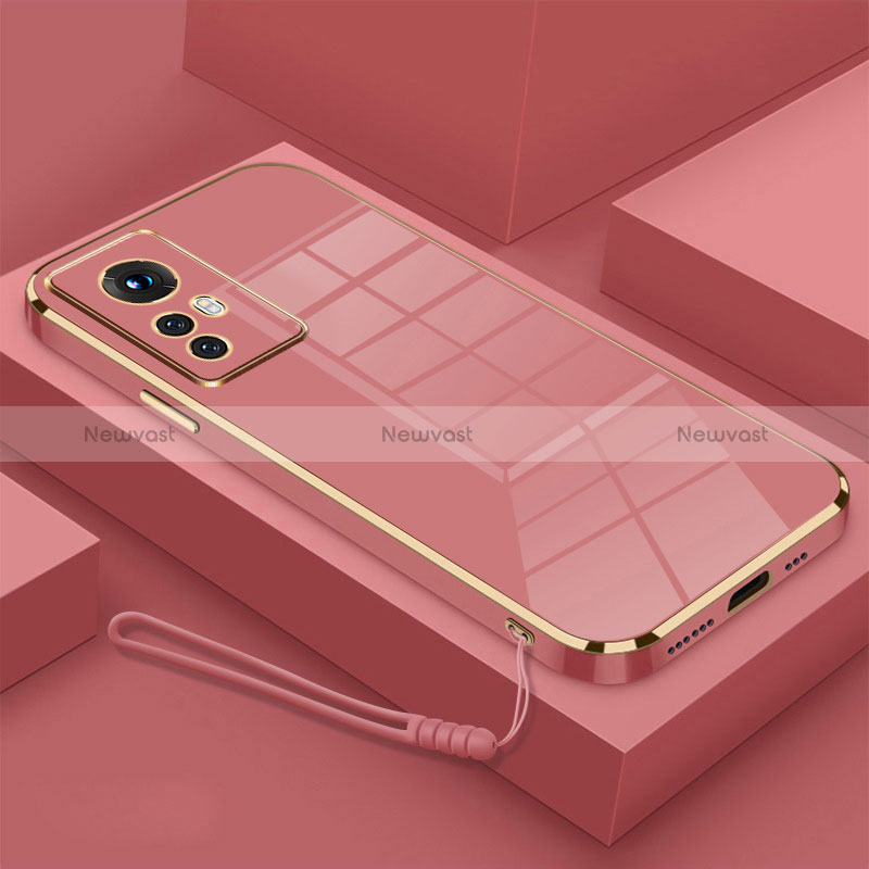 Ultra-thin Silicone Gel Soft Case Cover S01 for Xiaomi Mi 12T 5G Red