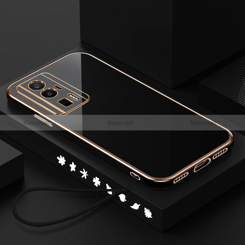 Ultra-thin Silicone Gel Soft Case Cover S01 for Xiaomi Poco F5 Pro 5G Black