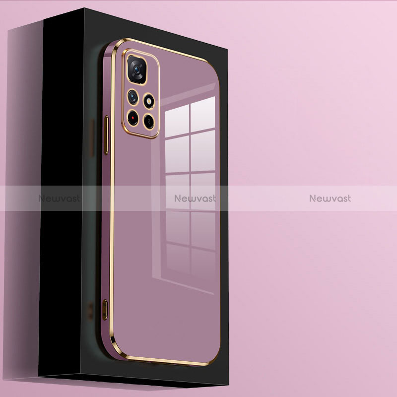 Ultra-thin Silicone Gel Soft Case Cover S01 for Xiaomi Poco M4 Pro 5G